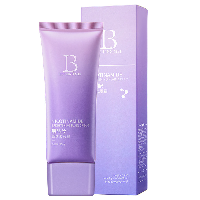 Beilingmei niacamida brillante y transparente crema natural de larga duración sin maquillaje no falso blanco crema sin grasa