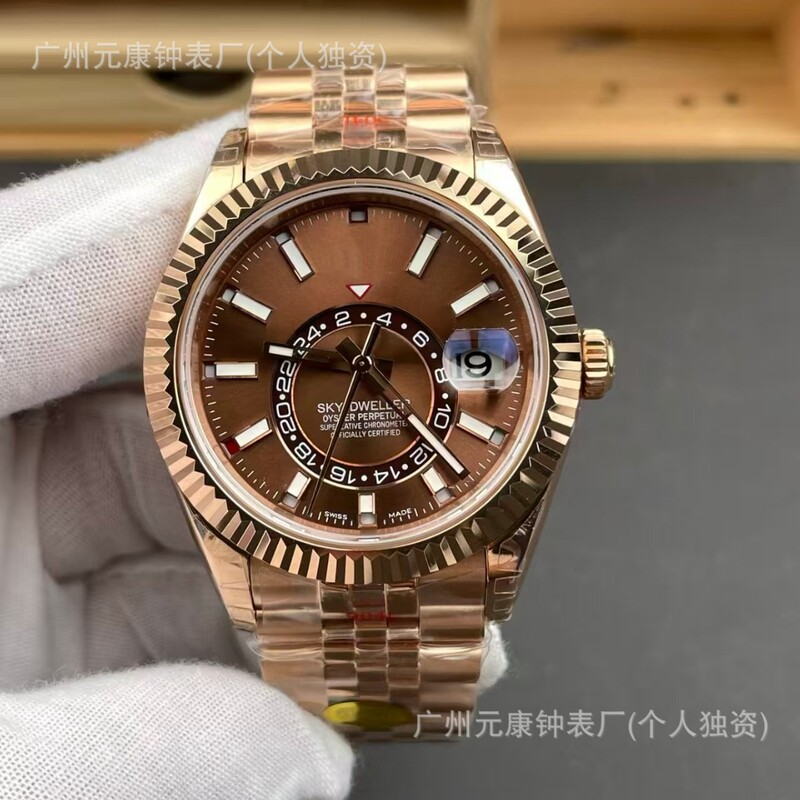 Skywalker Watch Rolex Men's Fully Automatic Mechanical Watch, Luminous Waterproof Steel Band Aaa High-Quality Men's Wristwatch