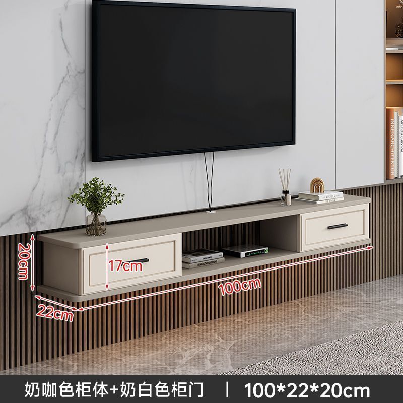 無垢材テレビキャビネット吊り下げ壁掛けテレビキャビネット壁掛け収納キャビネット小型家庭用収納キャビネット|undefined