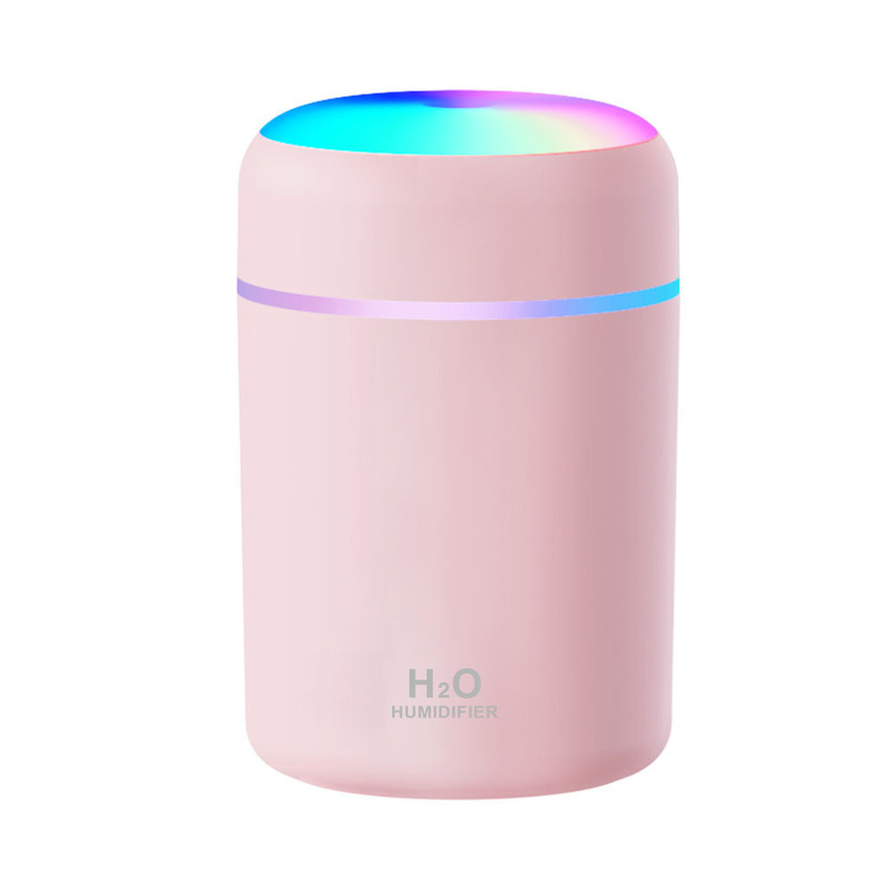炫彩杯加湿器迷你香薰机桌面静音跑马灯家用车载喷雾器空气净化器|undefined