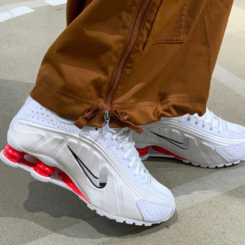 Pure Original Cross-Border ShoxR4 Spring Air Cushion Unisex Sports Colorful Air Column Casual Shock-Absorbing Breathable Versatile Running Shoes