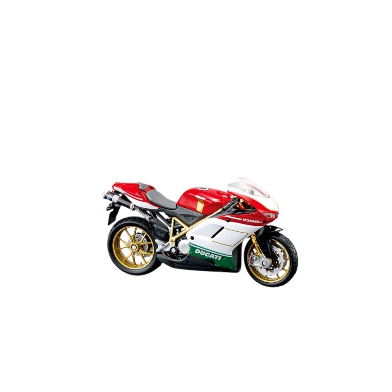 Maisto Meichi 1:18 motocicleta modelo Kawasaki Ducati BMW coche deportivo adorno artificial juguete de regalo