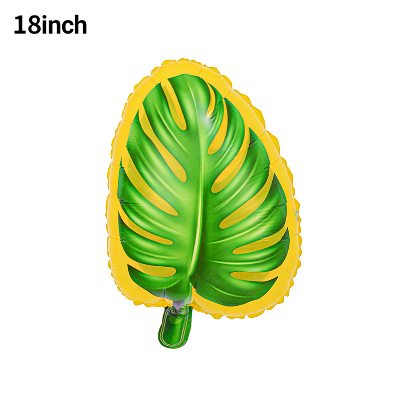Forma de hoja de otoño globo de película de aluminio hojas decoración de acción de gracias arreglo hoja de arce hoja de tortuga bola de pino globo de calabaza image 11