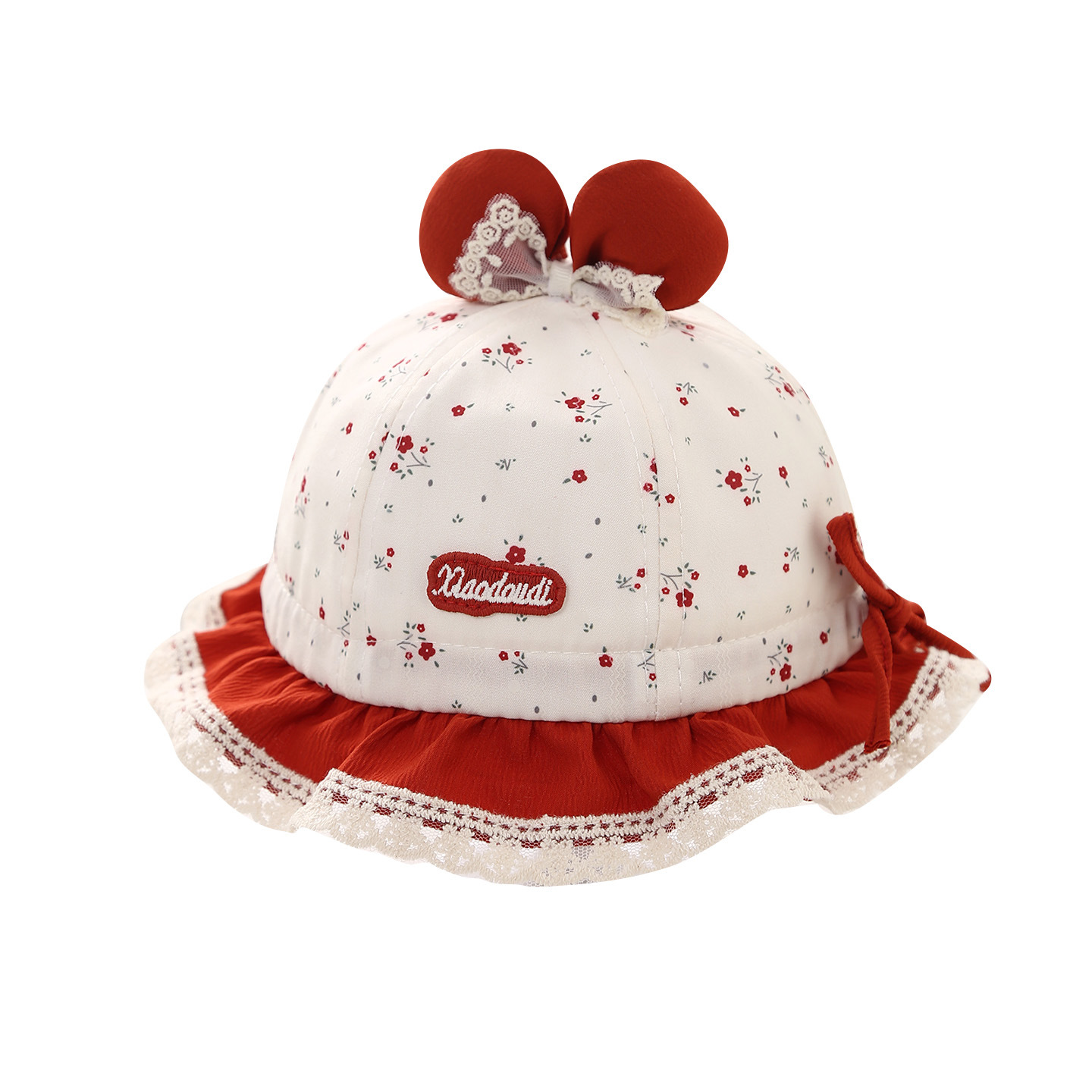 106059819@qq.com Chapeau de pêcheur fin et tendance pour bébés filles, style princesse, idéal pour le printemps et l'été, avec protection solaire._voghion.com