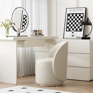 Light Luxury Makeup Stool, Bedroom Dressing Stool, Simple Modern Backrest Manicure Chair, Home Internet Celebrity Rotating Makeup Chair