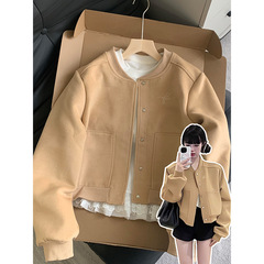 正肩夹克外套女短款棒球服春秋季早秋2025新款小香风初秋韩系穿搭