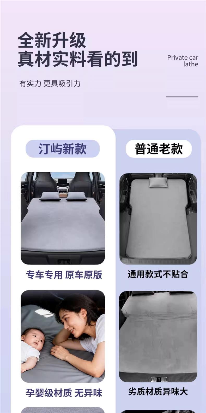 Equation Leopard Titanium 7 Car Mattress Inflatable Bed Rear Seat Sleeping Pad Trunk Mattress Sleeping Gadget Car Accessories Seven