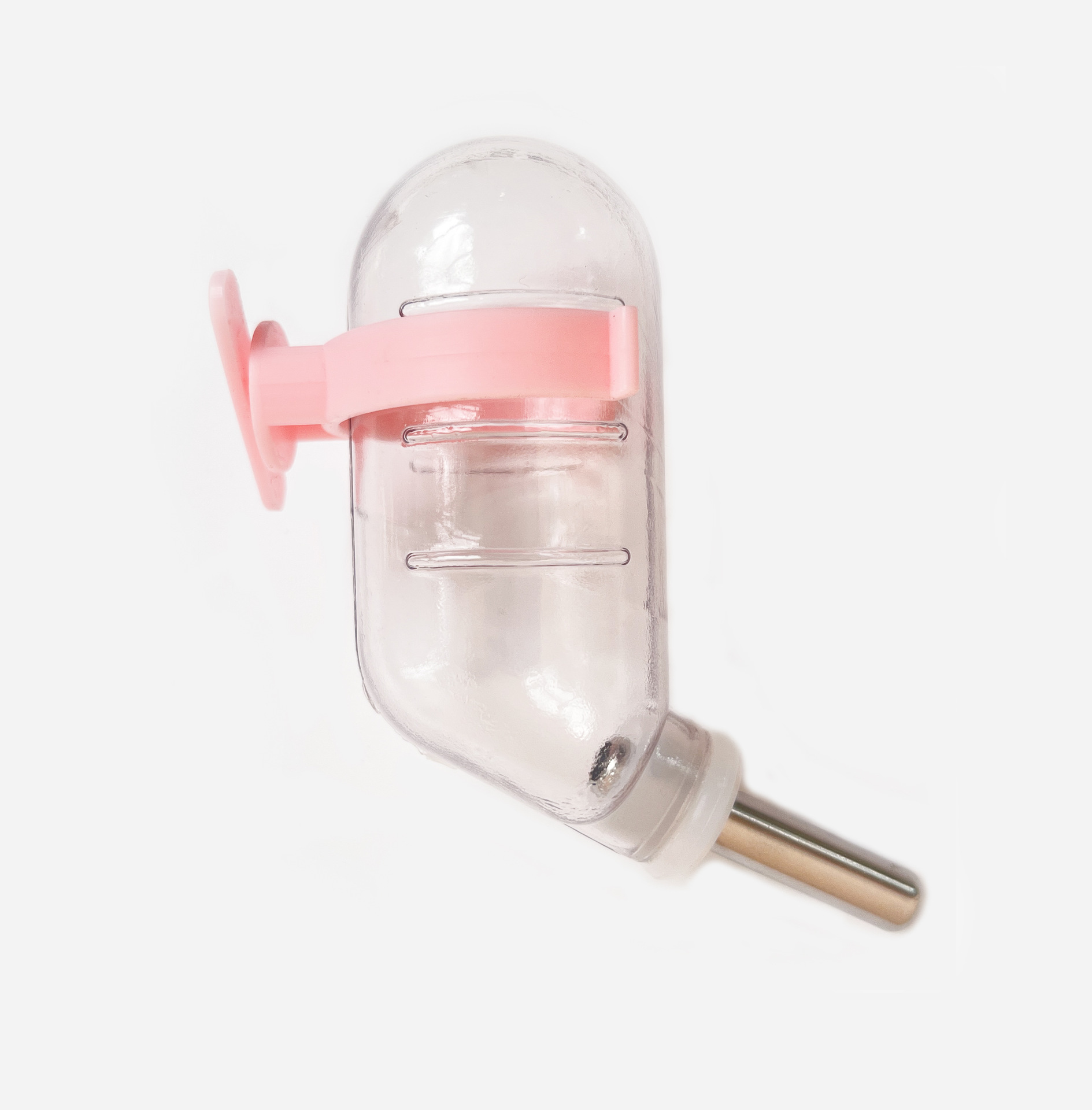 Botella de agua para beber hámster, bebedero para mascotas pequeño, alimentador de agua automático de bolas, botella de agua de acero inoxidable de suspensión 60ml al por mayor image 11