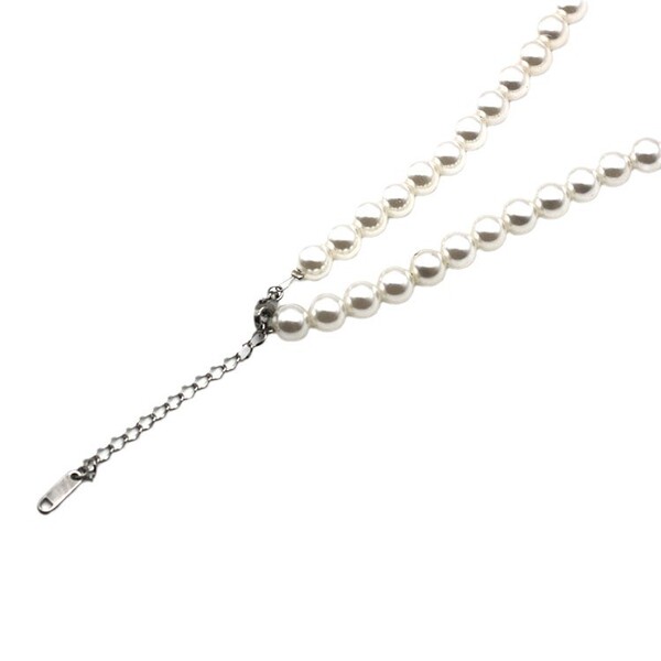 Copper universal necklace from pearl for men and women
