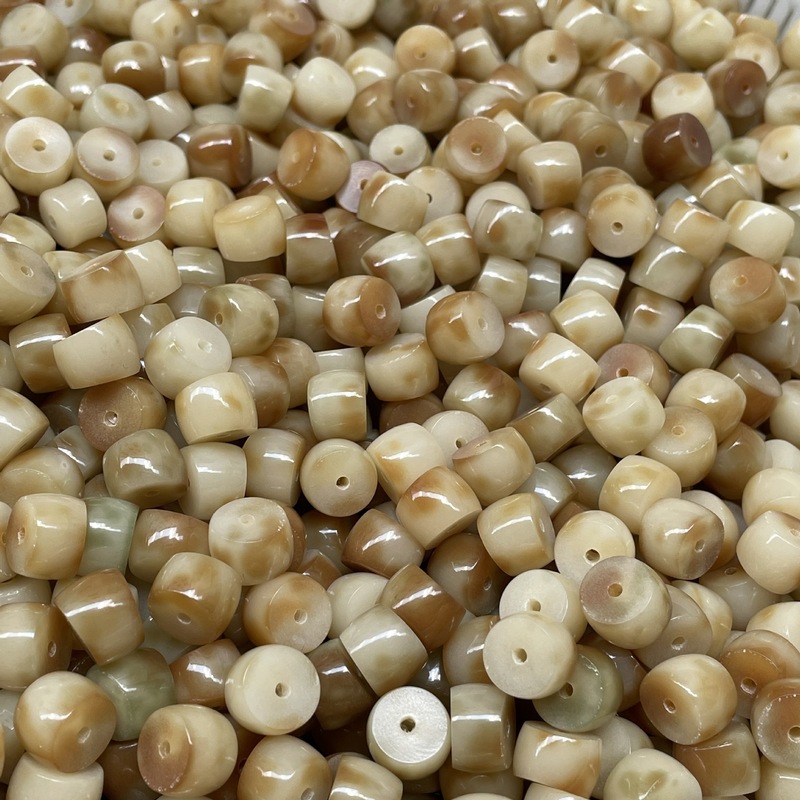 8mm小肠菩提根蒜瓣大肠虎斑花皮老料精抛菩提子散珠菩提根批发|undefined