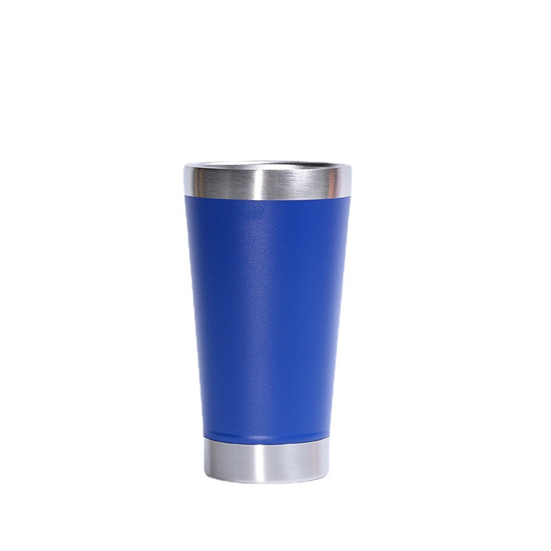 Brasil 20oz taza de cerveza de acero inoxidable al aire libre de coches de plástico taza de coche portátil auto-contenido botella abridor de vacío taza