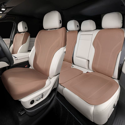 Seat cushion, seat cover: Cat Car Seat Pad Four Seasons - type-b-thin-pad-chestnut-brown-7-piece-set-for-the-whole-car