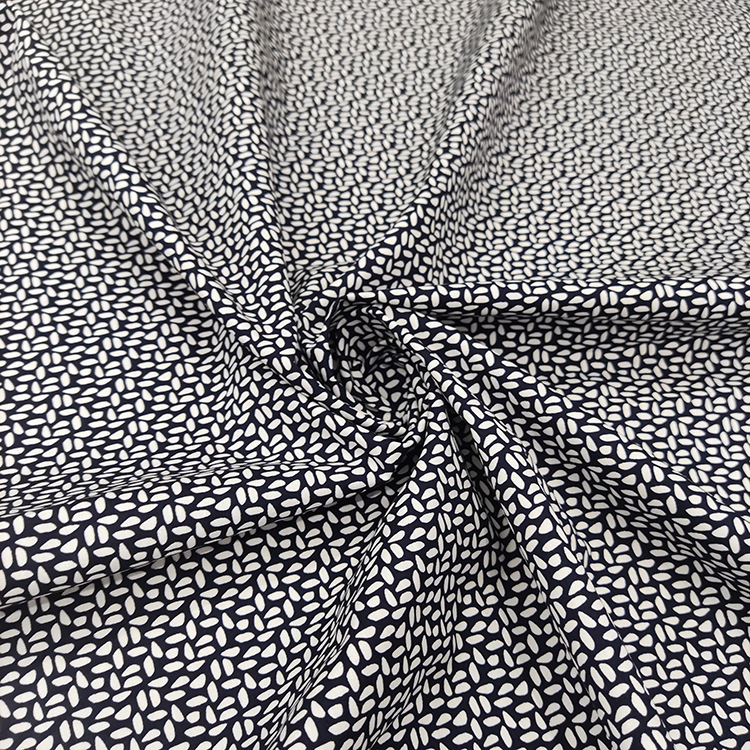 tela impresa de bajo precio 100% algodón tela impresa plana de seda ropa de hombre