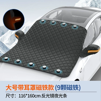 Frost Protection, Snow Cover, Car snow shield - 9-magnetic-off-road-models-116160cm