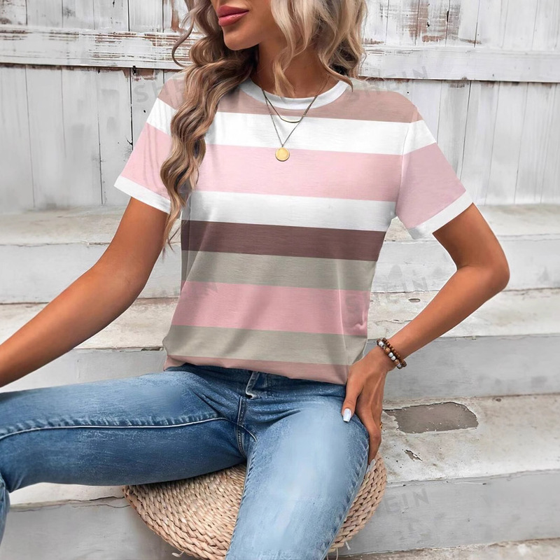 Fashion Hot Sale Christmas Halloween Double Series 3D Printed Ladies Trendy Round Neck Loose Short Sleeve T-Shirt Fashion Hot Sale Christmas Halloween Double Series 3D Printed Ladies Trendy Round Neck Loose Short Sleeve T-Shirt
