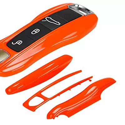 the New 17-23 Porsche — Car key bag - orange