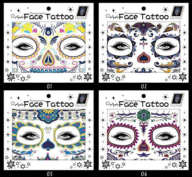 荧光纹身贴1