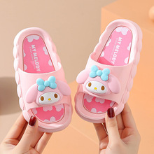 正版三丽鸥儿童拖鞋夏季女童凉拖鞋立体卡通家居小孩防滑亲子拖鞋
