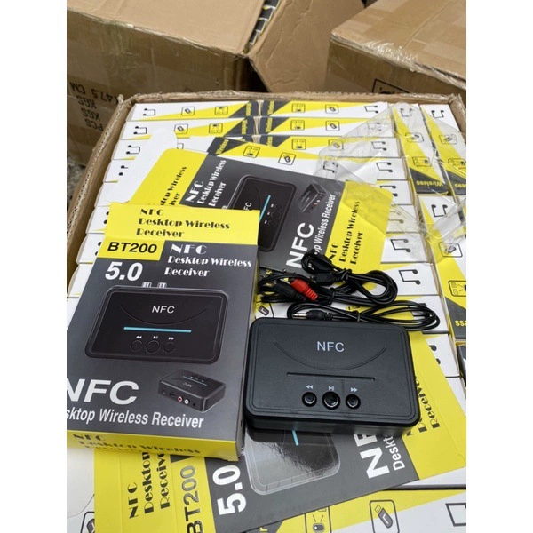 BT200 Bluetooth 5.0 приемник NFC беспроводной Bluetooth адаптер RCA/диск плеер автомобильный Bluetooth приемник