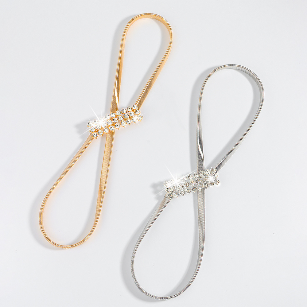 1 Piece Quantity Basic Heart Shape Metal Women's Chain Belts