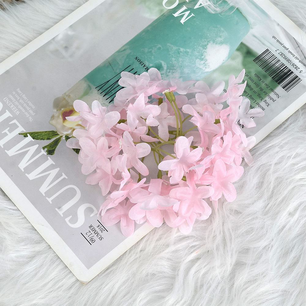 크로스 벚꽃 꽃 머리 웨딩 가이드 도로 가이드 장식 인공 꽃 가짜 꽃 실크 꽃 홈 장식