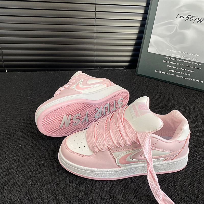 Dopamina retro pequeño relámpago zapatos de pan verano y otoño de 2025 nuevos zapatos de skate en zapatos casuales blancos