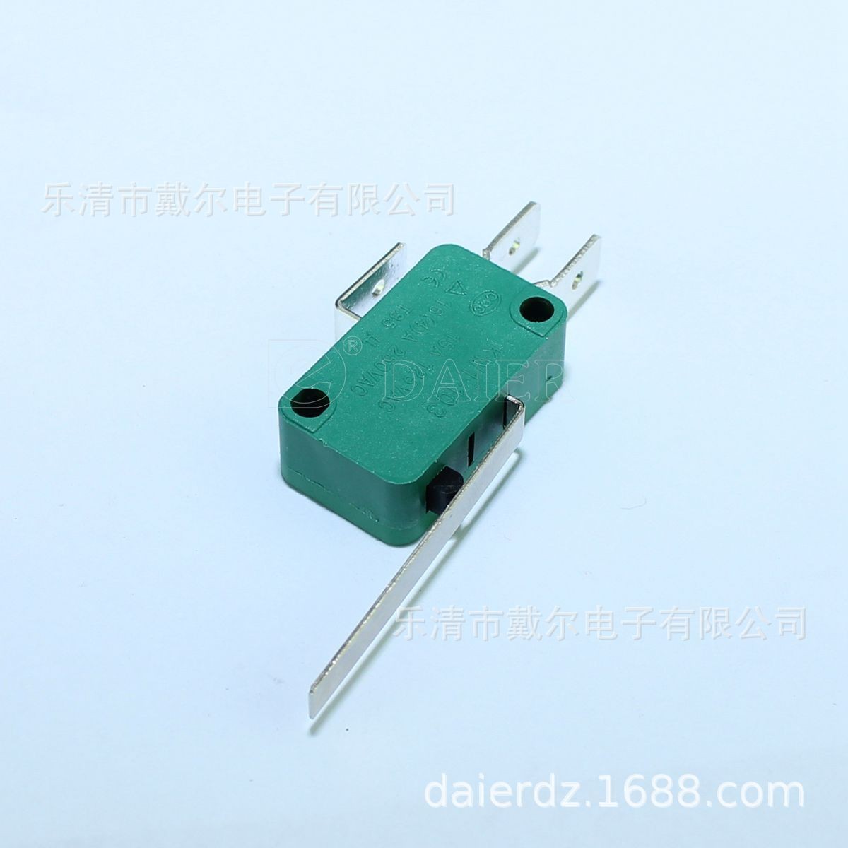 KW1-103-4乐清戴尔电子专业生产供应长背条微动开关