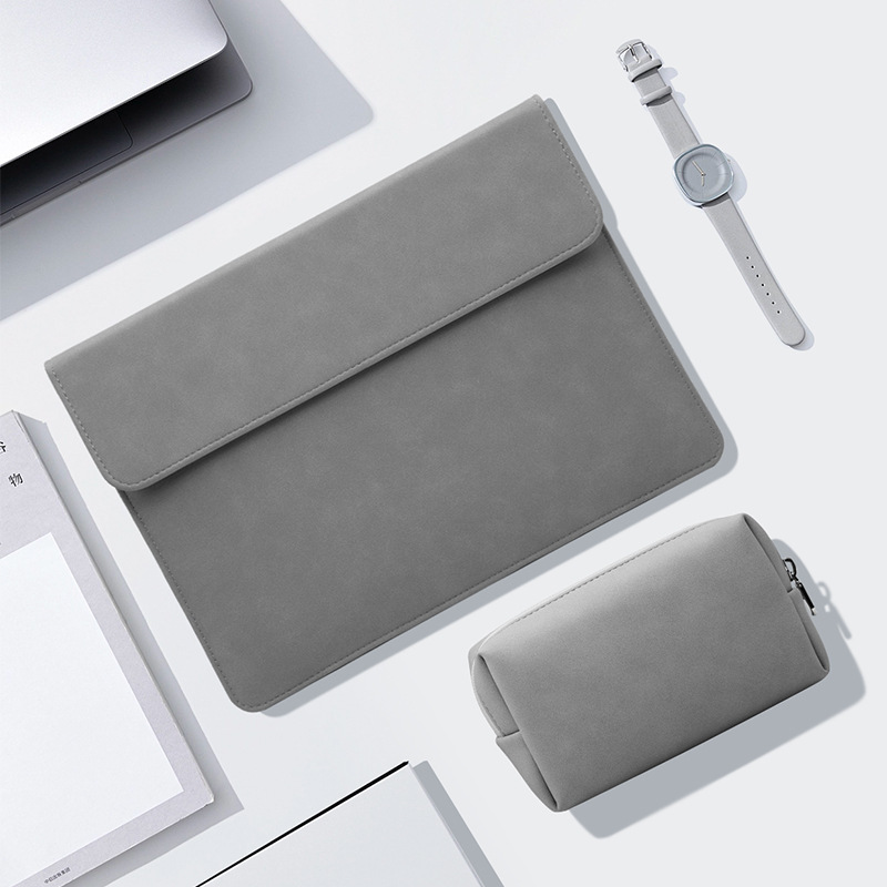 MacBookパソコンの中の大胆な包みはアップルのファーウェイを適用してノートの保護カバーの横のタイプの皮革のコンピュータの包みを連想します。|undefined