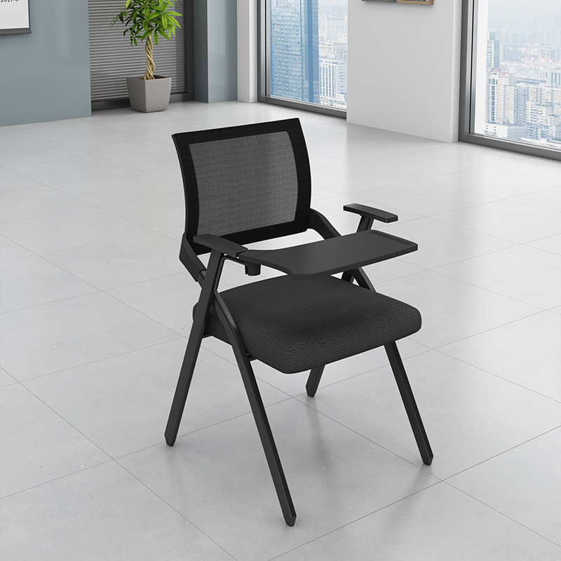 Folding Chair with Table and Chair with Writing Board, Table and Chair Integrated Conference Room Folding Chair Training Chair Ergonomic No