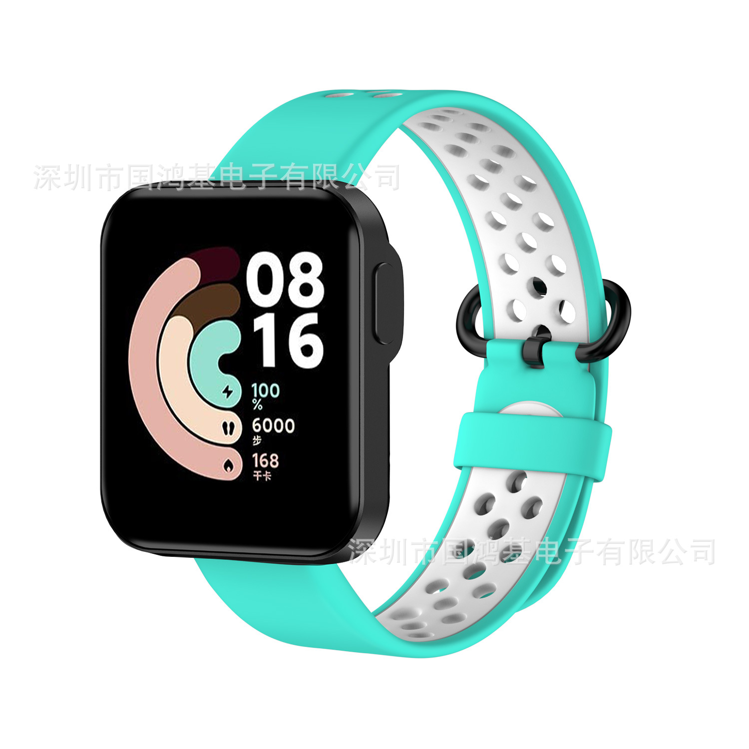 Correas de reloj de silicona estilo pulsera Guohongji compatibles con Xiaomi Redmi Watch 2, Redmi Watch 2 Lite y Redmi de segunda generación.