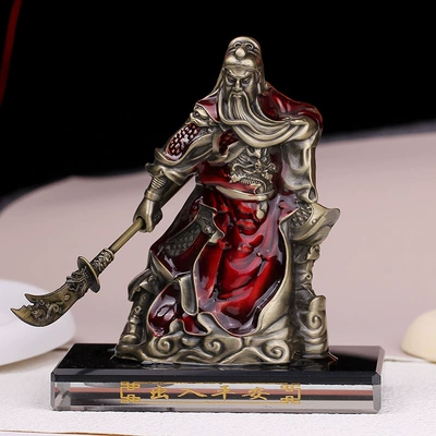 Car decoration Guan Gong Car ornaments - god-of-war-guan-gong-13107cm-bronzered-robe