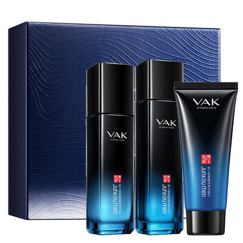 Junko Amino Acid Men's Three-piece Set Moisturizing Facial Cleansing Cool Skin Care Product Set Manufacturer Wholesale