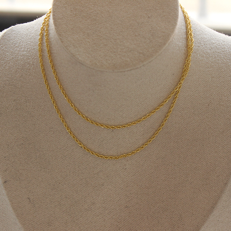 4g Weight Chain Jewelry Making Type 45-50cm Jewelry Making Size Lobster Trigger Clasp Closure Clasp Closure Type Jewelry Accessories Classification 1 Piece Quantity Copper Material Geometric Pattern All Seasons Season Plating Design Simple Style Style 1 Piece Copper 45-50cm Jewelry Accessories Chain Simple Style Geometric 17