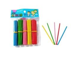 彩色木製數學棒 小棒 100根裝 小學學生學習用品