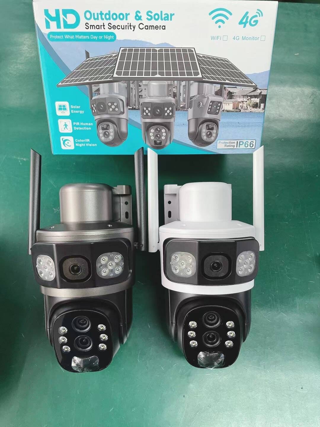 V380太阳能监控器360度手机远程室外夜视全景家用高清10