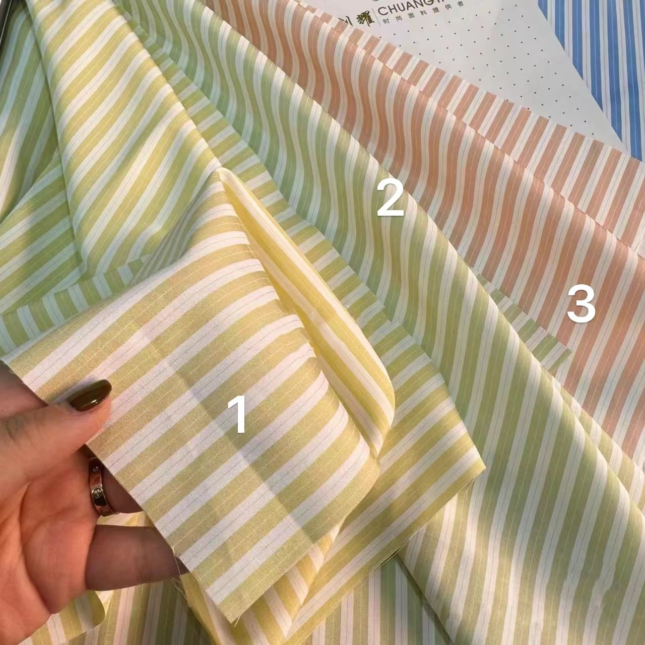 涤棉ins韩风色系衬衫面料男装女装服装料连衣裙吊带裙睡衣面料