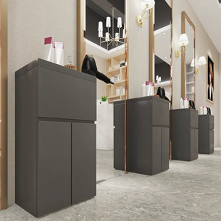Internet Celebrity Barber Shop Tool Cabinet High Quality Hairdressing Tool Cabinet Hair Salon Tool Table Storage Locker with