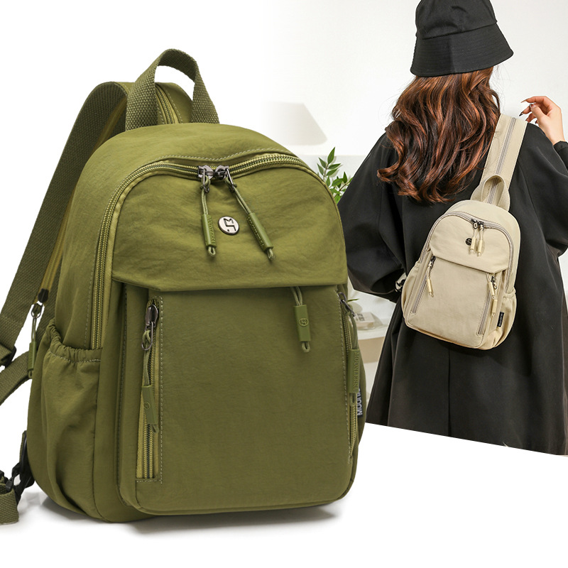 Eenvoudige en casual rugzak, nieuwe rugzak voor studenten, rugzak voor buitenactiviteiten zoals wandelen en reizen._voghion.com