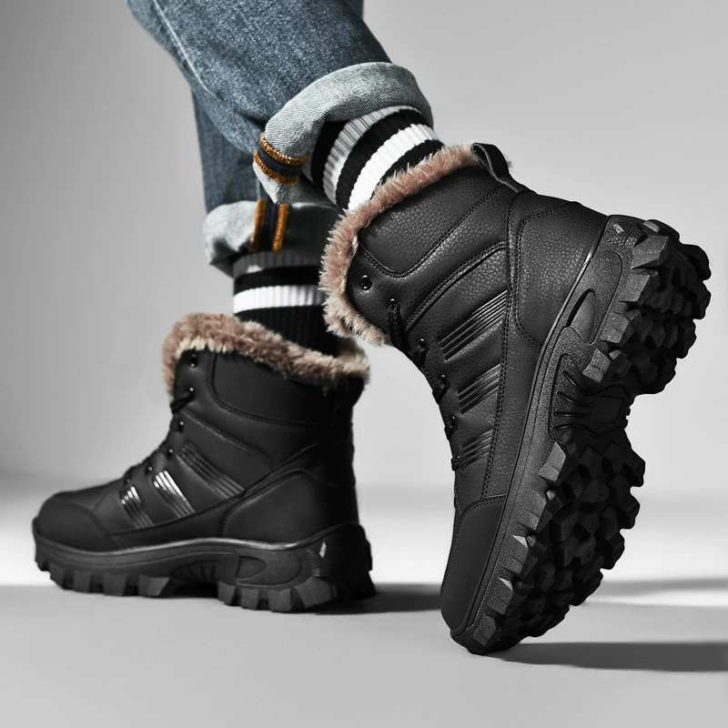 Warm boots, shoes, plus size