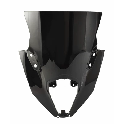 Suitable for Kawasaki Ninja 650 ER-6F 20-24 Ninja modified motorcycle front windshield (Motorcycle front windshield) - black