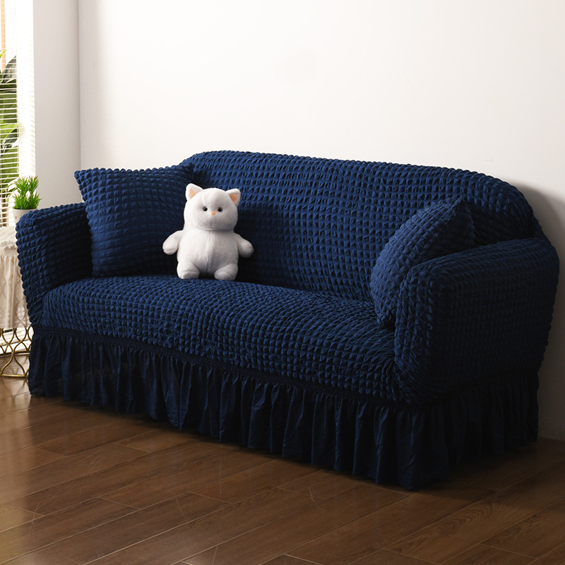 Funda de sofá de estilo europeo, todo incluido, esvástica, nueva cubierta de sofá elástica perezosa universal de cuatro estaciones, cubierta de polvo de sofá doméstico