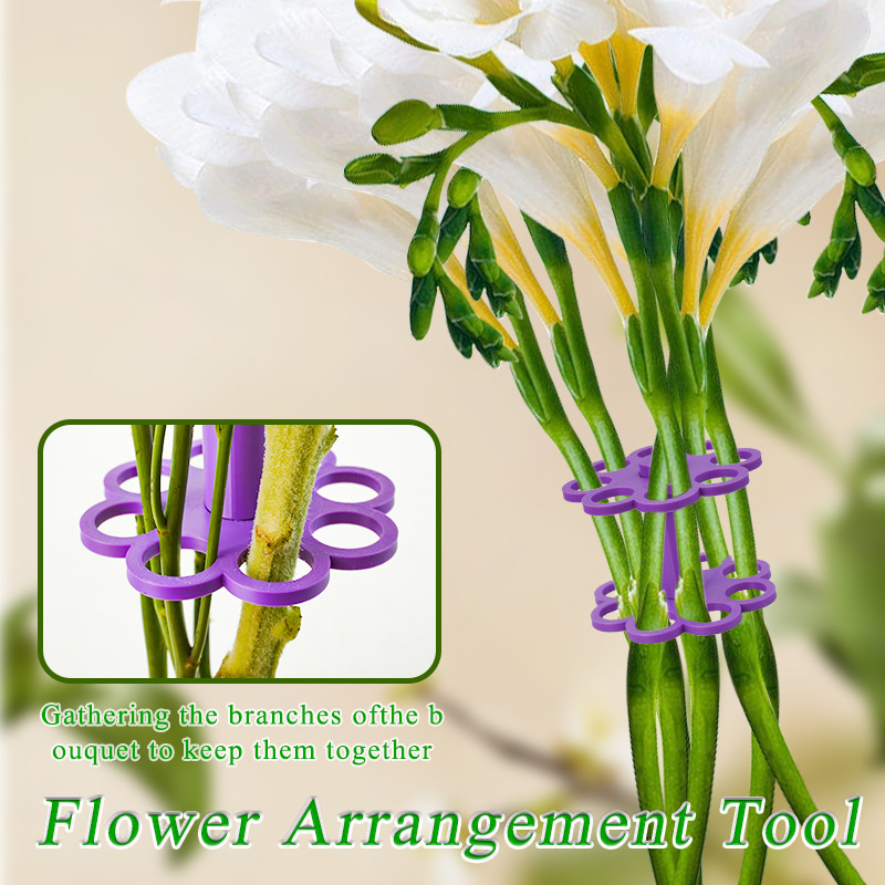 Nuevo producto transfronterizo Flower Arrangement Artifact Arreglo floral Artefacto jardinería escritorio decoración plástico