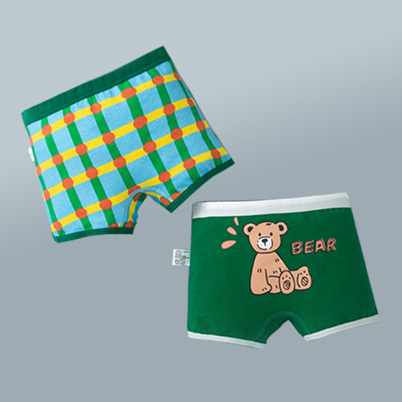 Calzoncillos de algodón para niños de fábrica calzoncillos cortos de algodón delgado de verano calzoncillos sin tope para niños