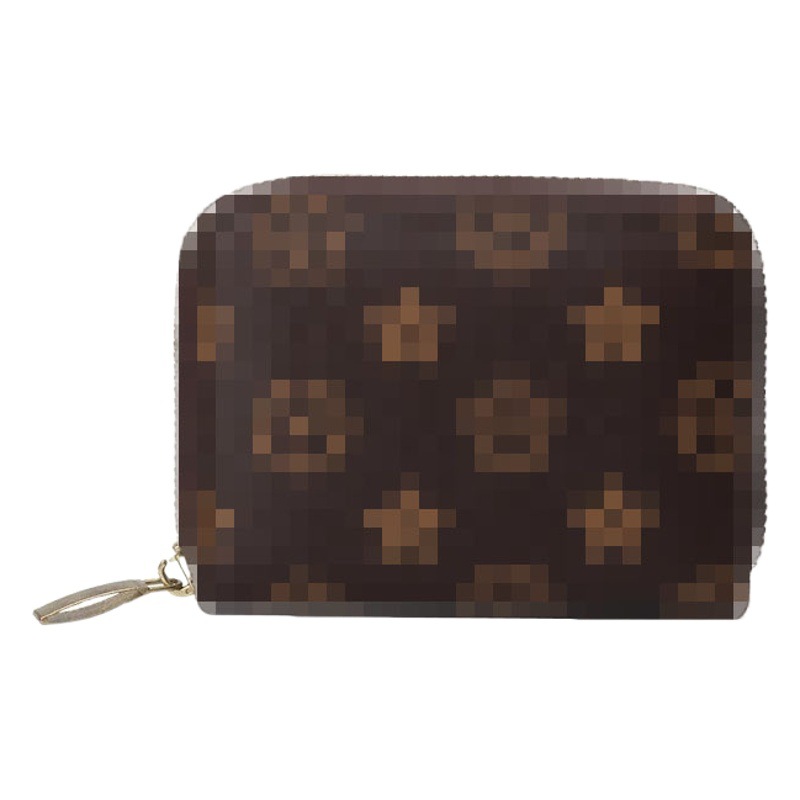 Bolso de mujer 2021 nuevo práctico floral corto monedero casual monedero regalo pequeño bolso adecuado para hombres y mujeres comercio exterior