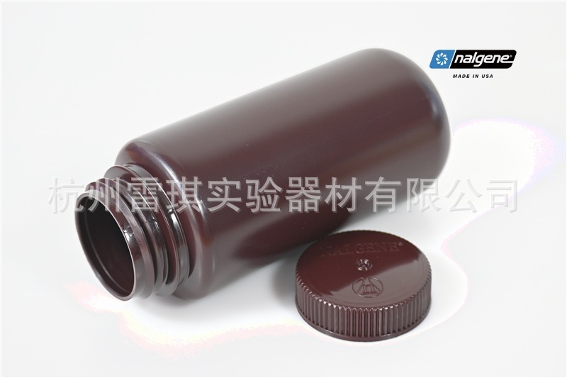 nalgene 312185-0032琥珀色广口包装瓶 高密度聚乙烯 1000ml