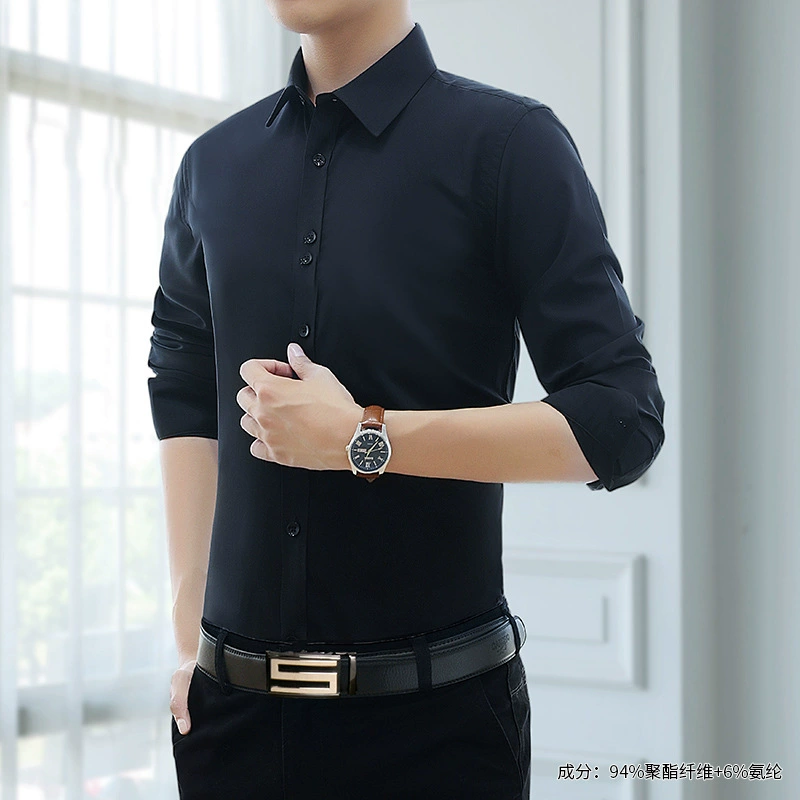 Autumn summer base shirt for work, plus size