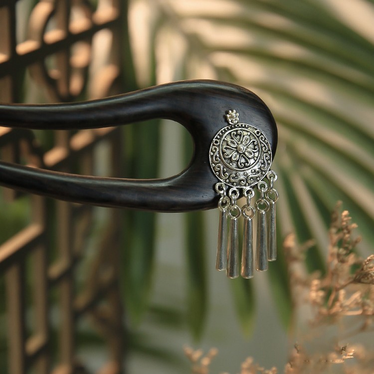 꽃처럼 조용한 U자형 [에보니]