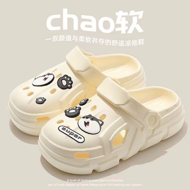 Летние пещерные туфли мужские носить износостойкие фекалии противоскользящие сандалии с толстой подошвной пляжной парой туфли мужские тапочки