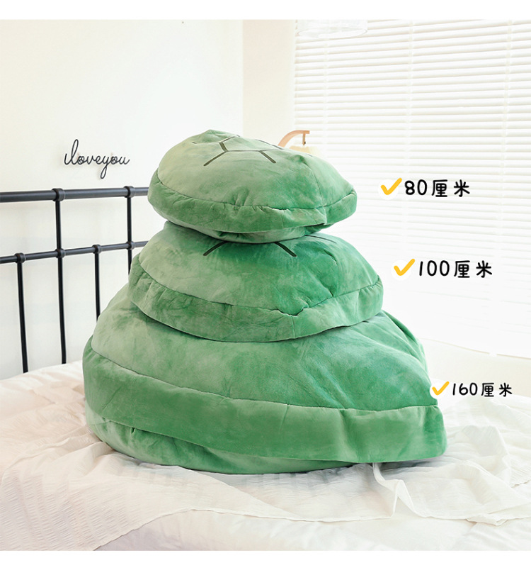 Zhao Lusi's Same Style Turtle Shell Wearable Clothing Plush Toy Oversized Turtle Shell Pillow Doll Plushie