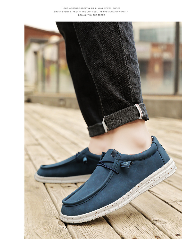 Marke Frühling Sommer Mokassins Männer Halbschuhe Hochwertige echte Lederschuhe Männer Wohnungen Leichte Fahrschuhe_voghion.com